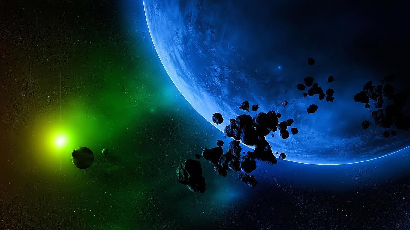 Desktop Wallpaper · Gallery · HD Notebook · Space meteorites