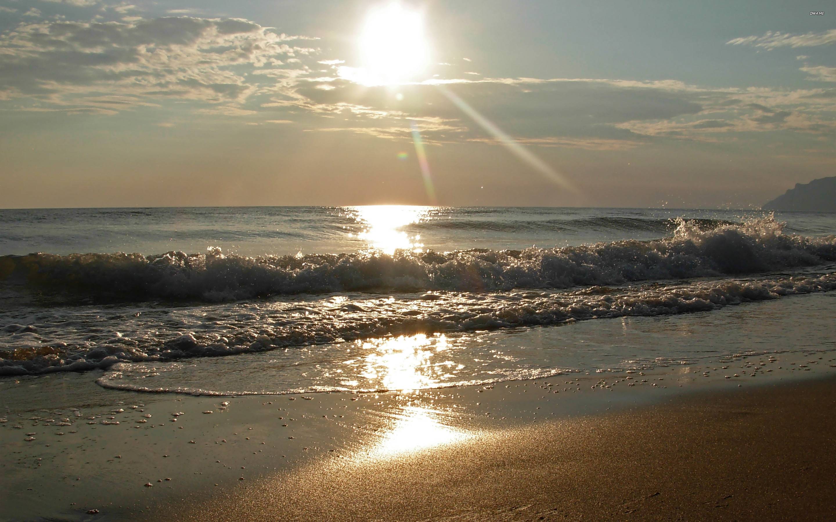 Beach sunset wallpaper