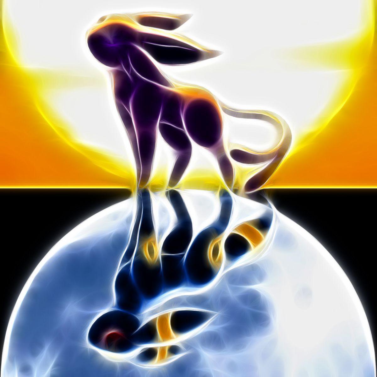 Pokemon Sun Moon Espeon Umbreon Fresh New HD Wallpaper