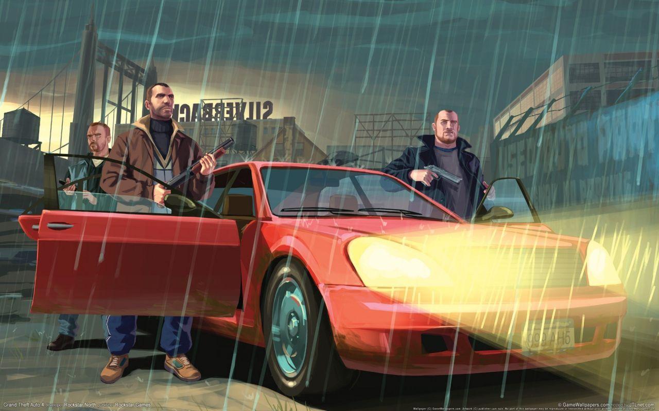 Download Wallpaper 1280x800 gta, grand theft auto niko bellic