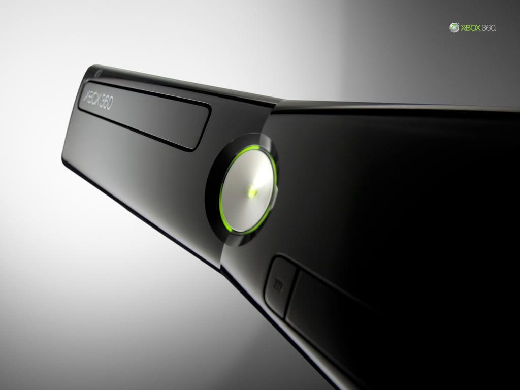 Official Xbox 360 &;Slim&; Wallpaper Console