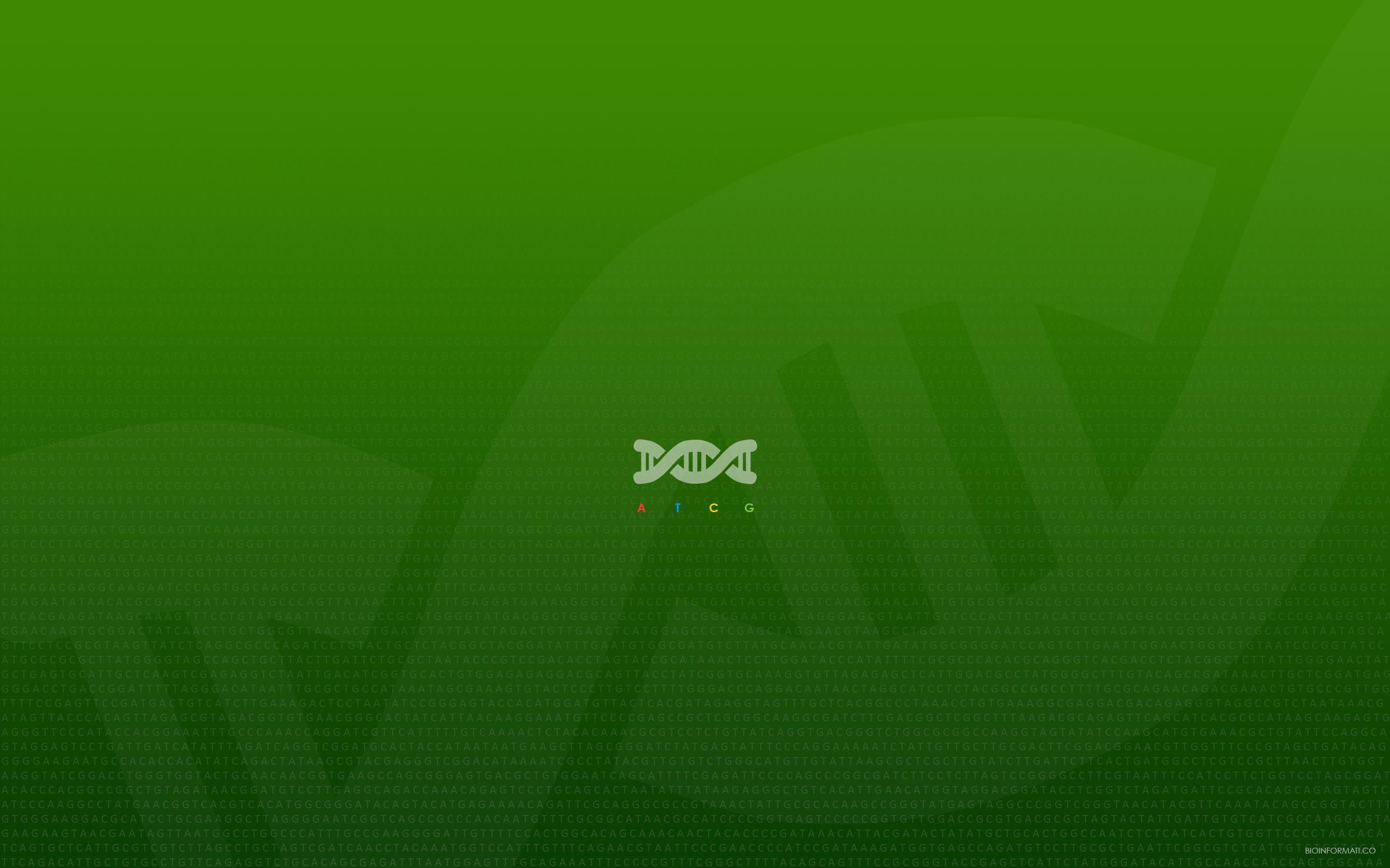 New DNA themed wallpaper (retina display ready 2880×1800). My