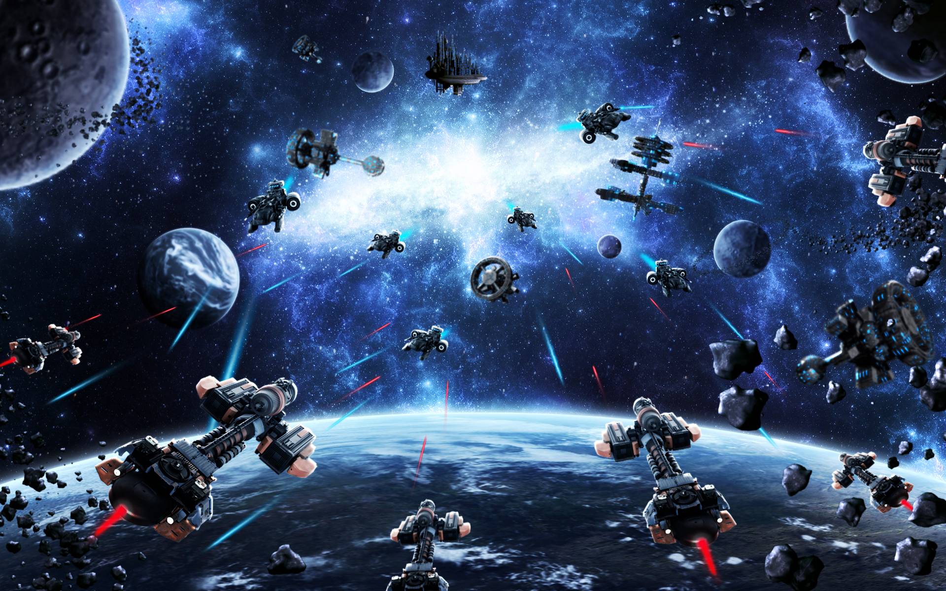 Game Space Wars Background, Game, Space, Universe Background Image