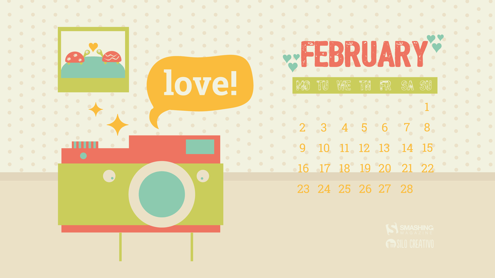 Desktop Wallpaper Calendar February 2015
