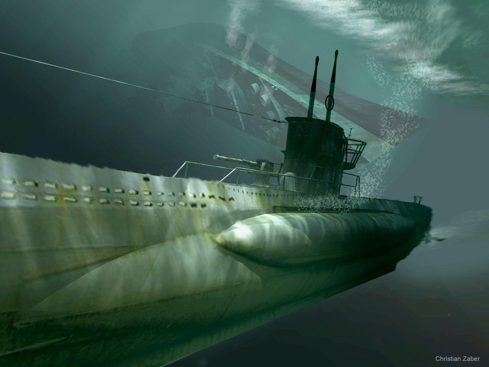german underwater submarine