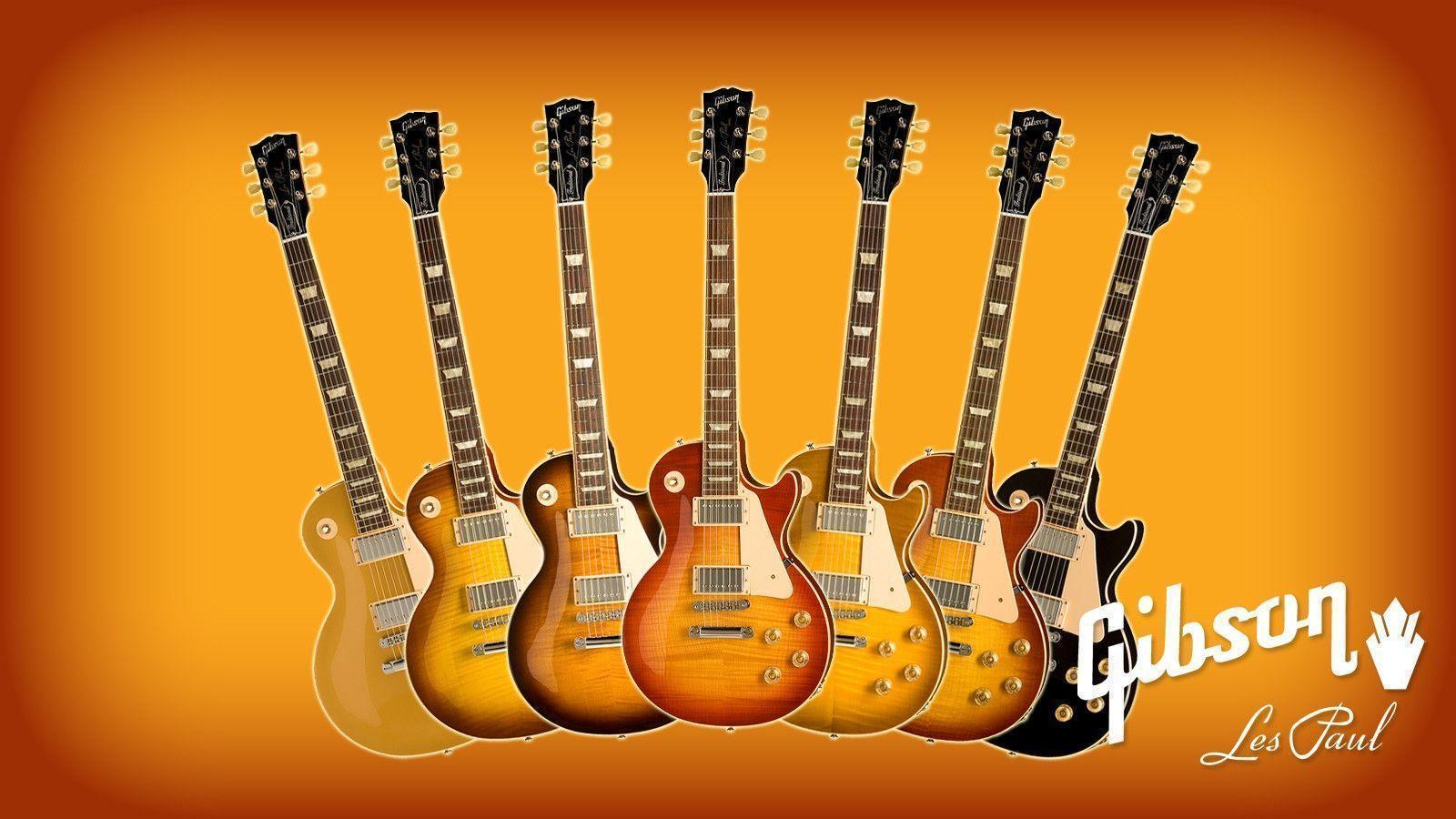 Gibson Les Paul Collection HD Wallpaper. Nine Wallpaper