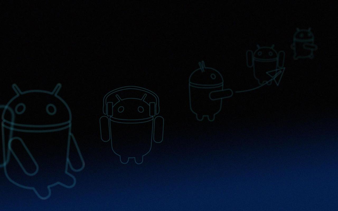 Android Blue Wallpaper and Background