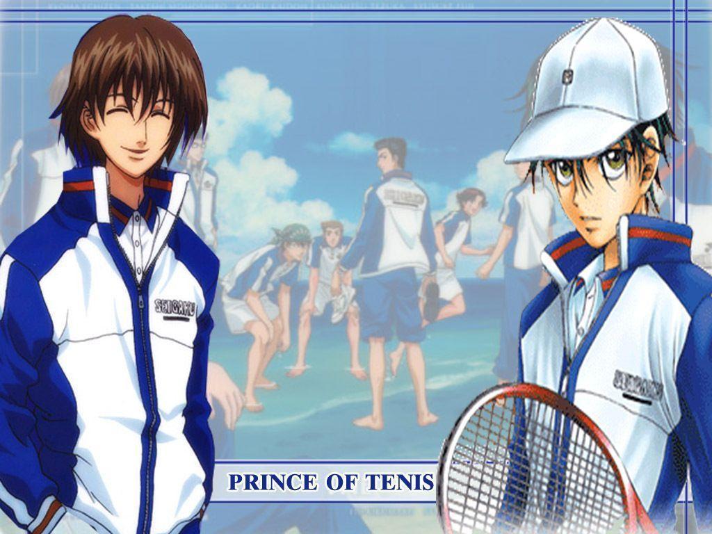 Fuji and Ryoma of Tennis Wallpaper
