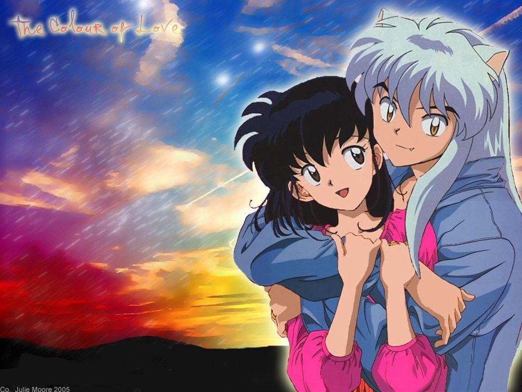 Download Inuyasha Kagome Anime Wallpaper 1024x768. Full HD Wallpaper