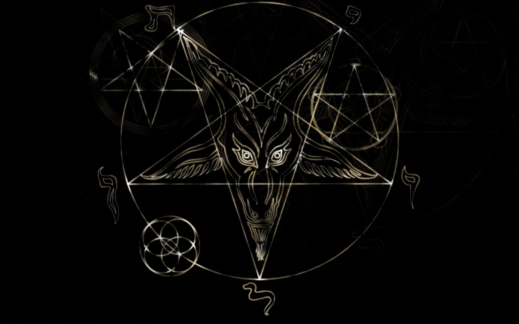 Wallpaper For > Satanic Goat Wallpaper