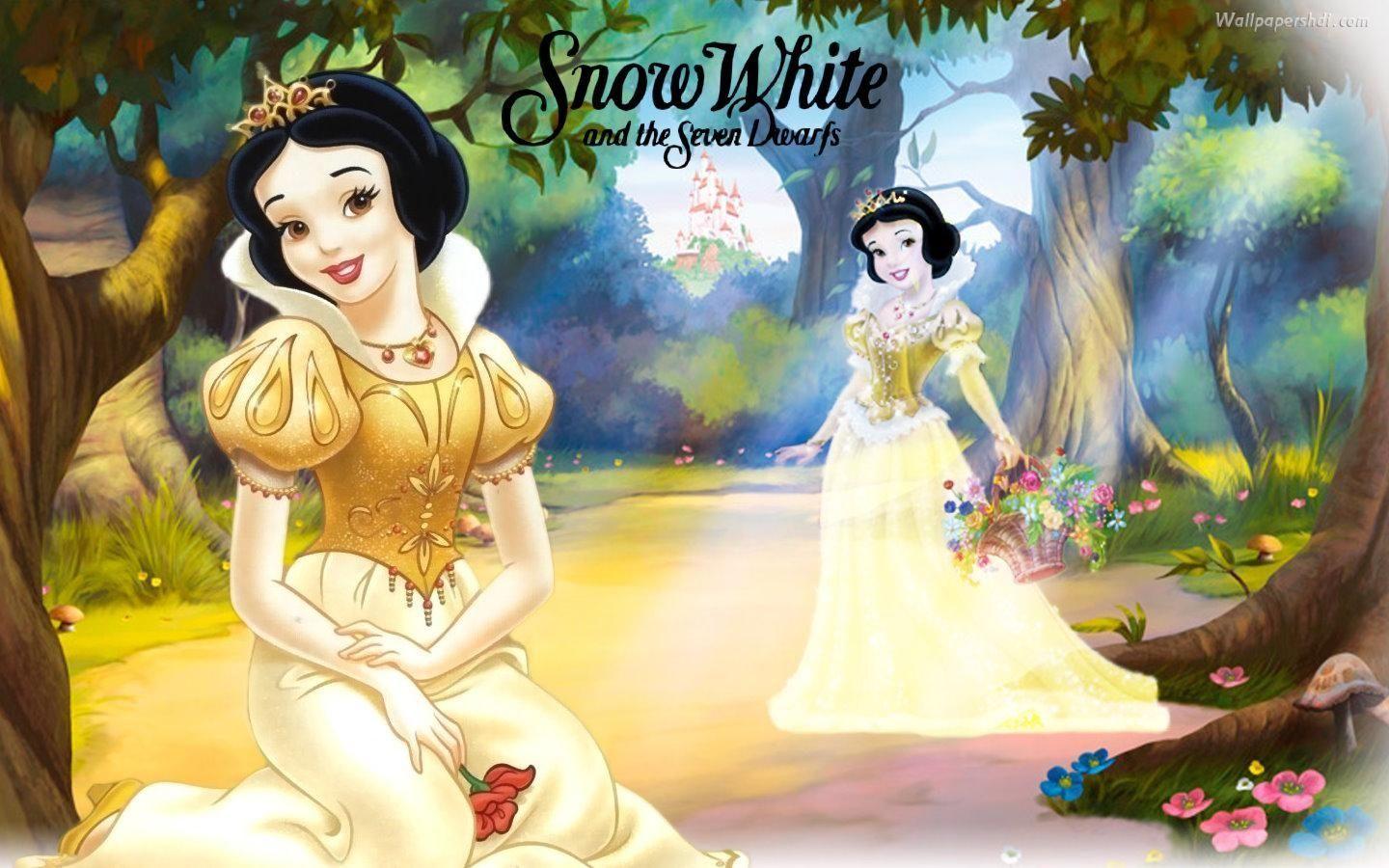 Snow White Background Image