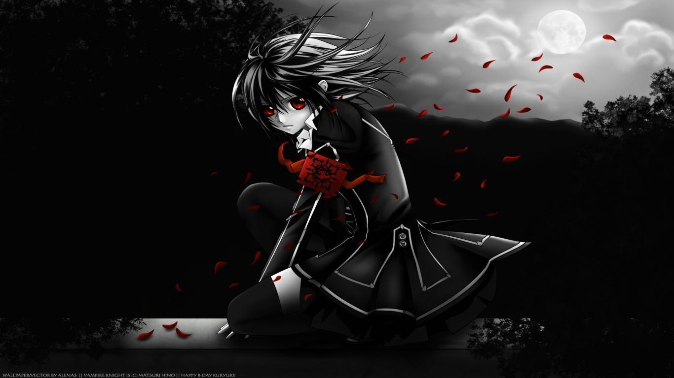 Dark Anime Girl Wallpaper Download