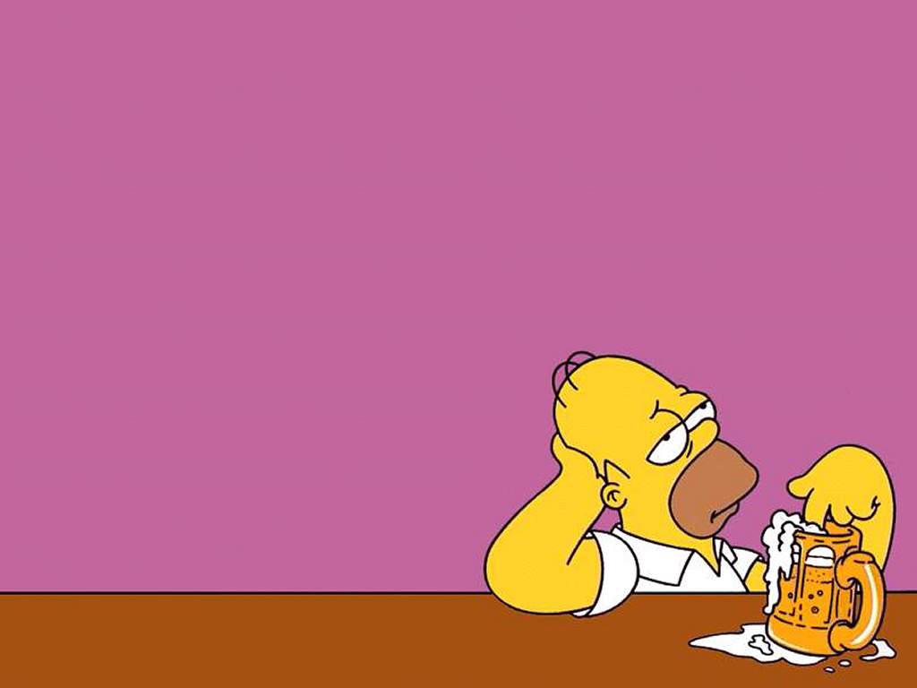 image For > Funny Simpsons Desktop Background