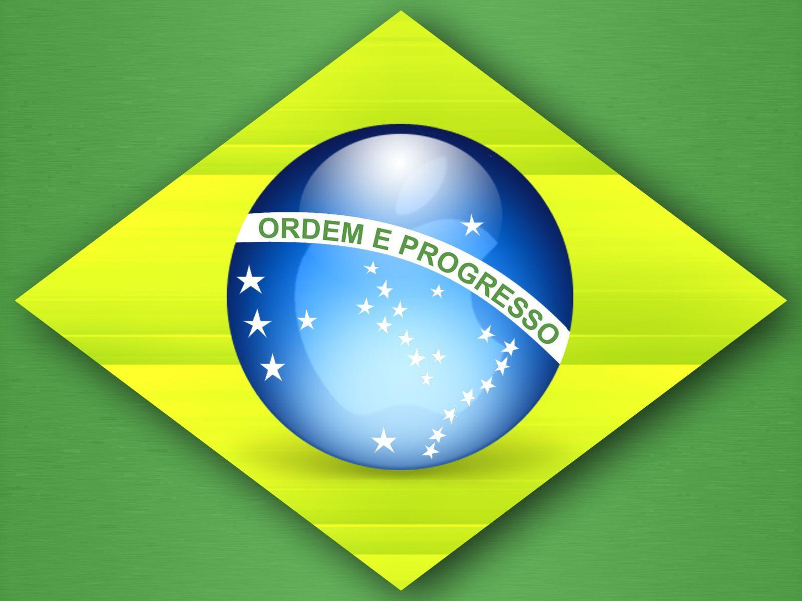 Brazilian Flag 3D Wallpaper HD Wallpaper. WallscreenHD