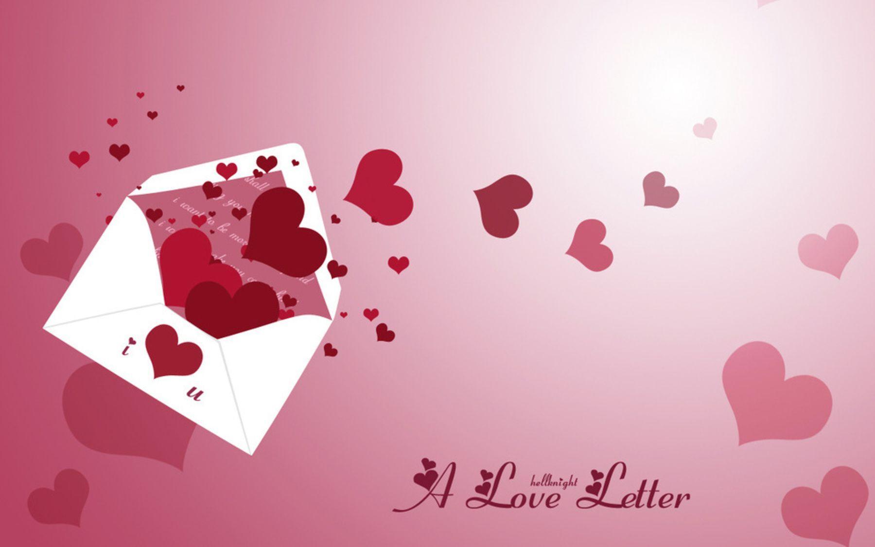 Free Cute Valentine's Day Love Heart Picture wallpaper Wallpaper