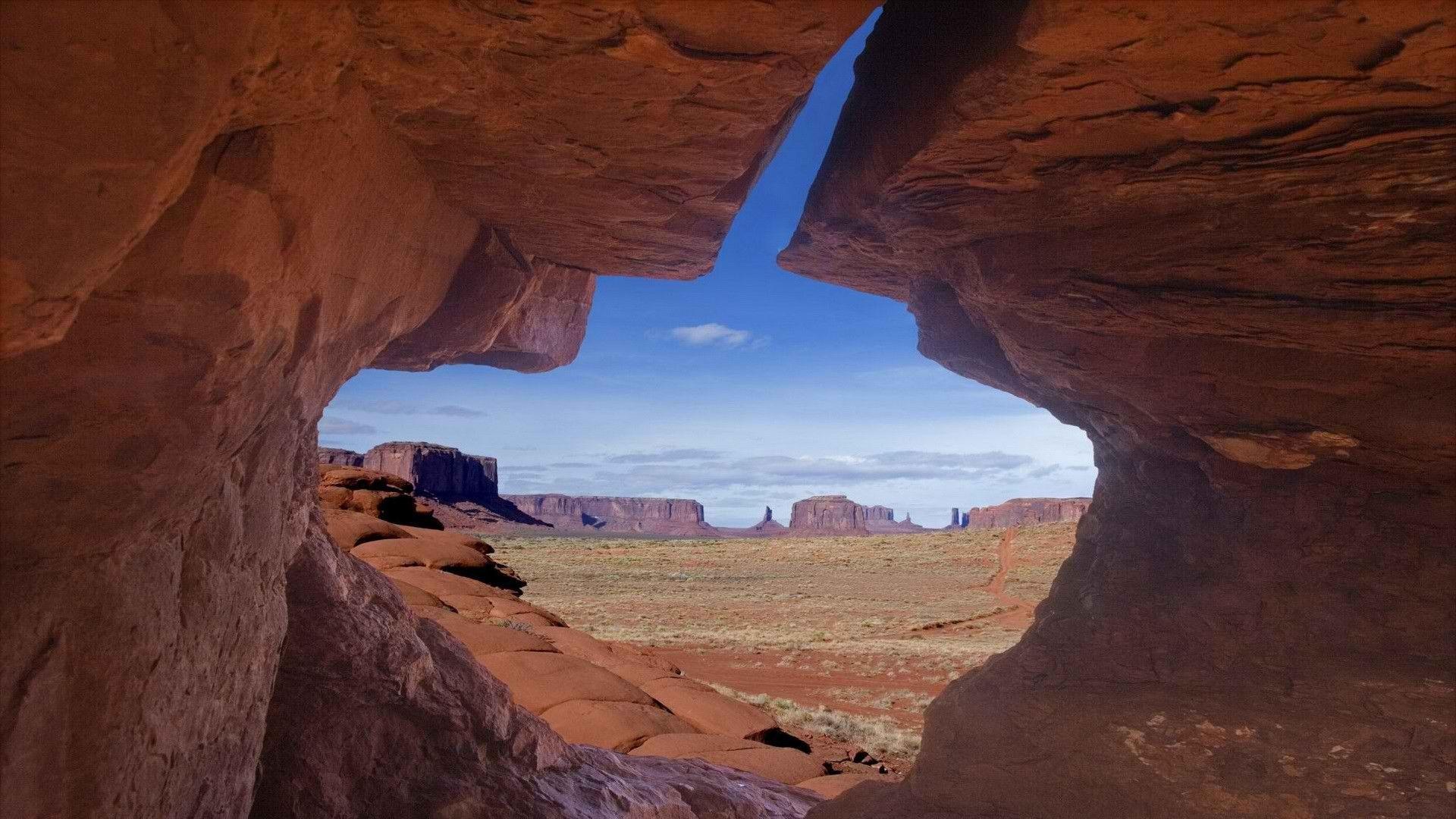 The Image of World Utah Monument Valley Arch 1920x1080 HD