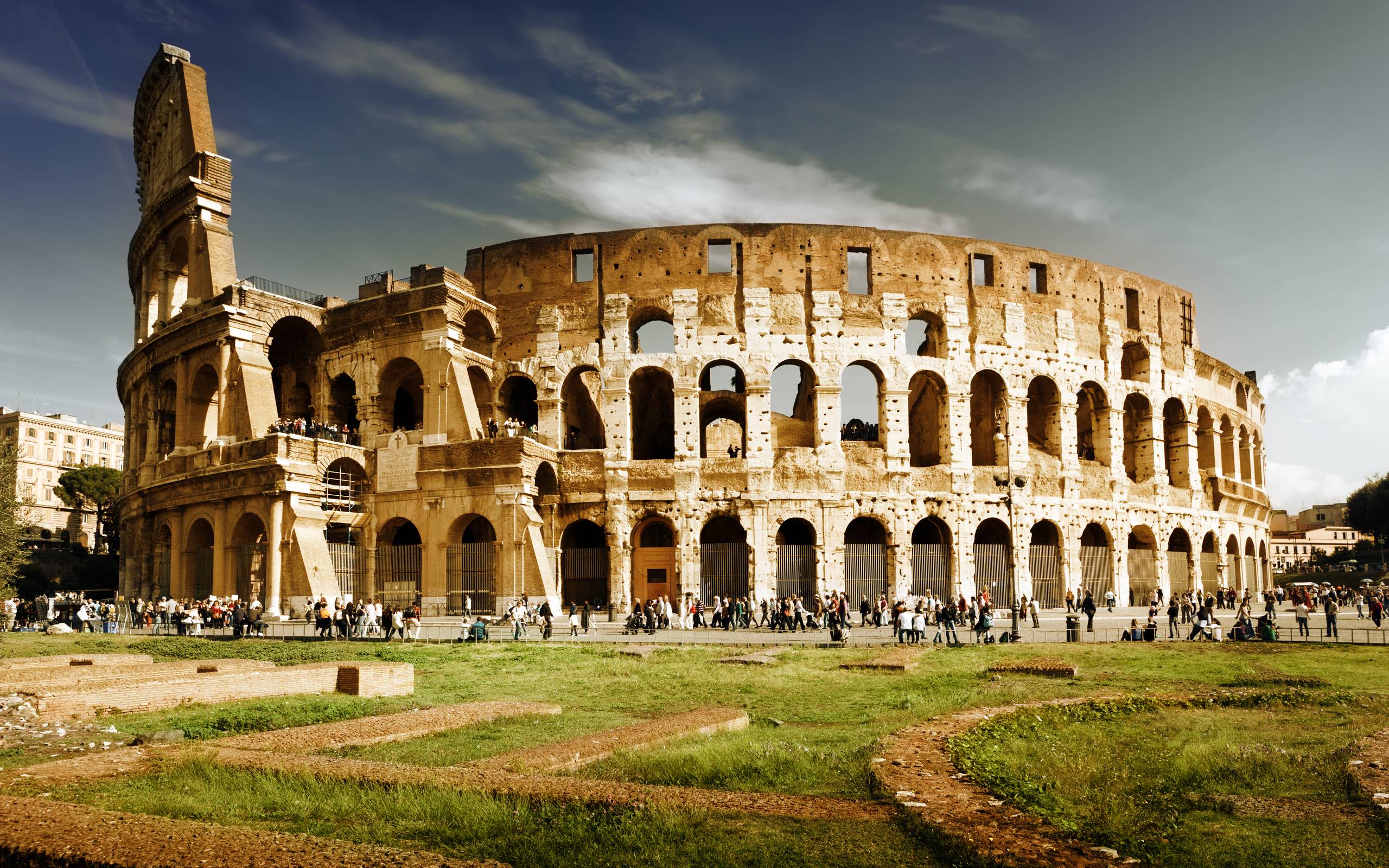 Wallpaper, Coliseo Roma Italia (id ) WallPho Wall Murals Amazon Uk