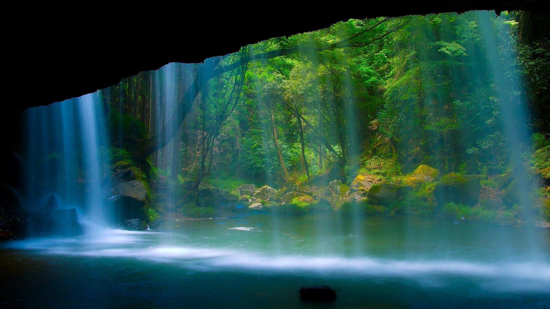 Wallpaper: Beautiful Waterfalls Wallpaper Desktop Viewing Gallery