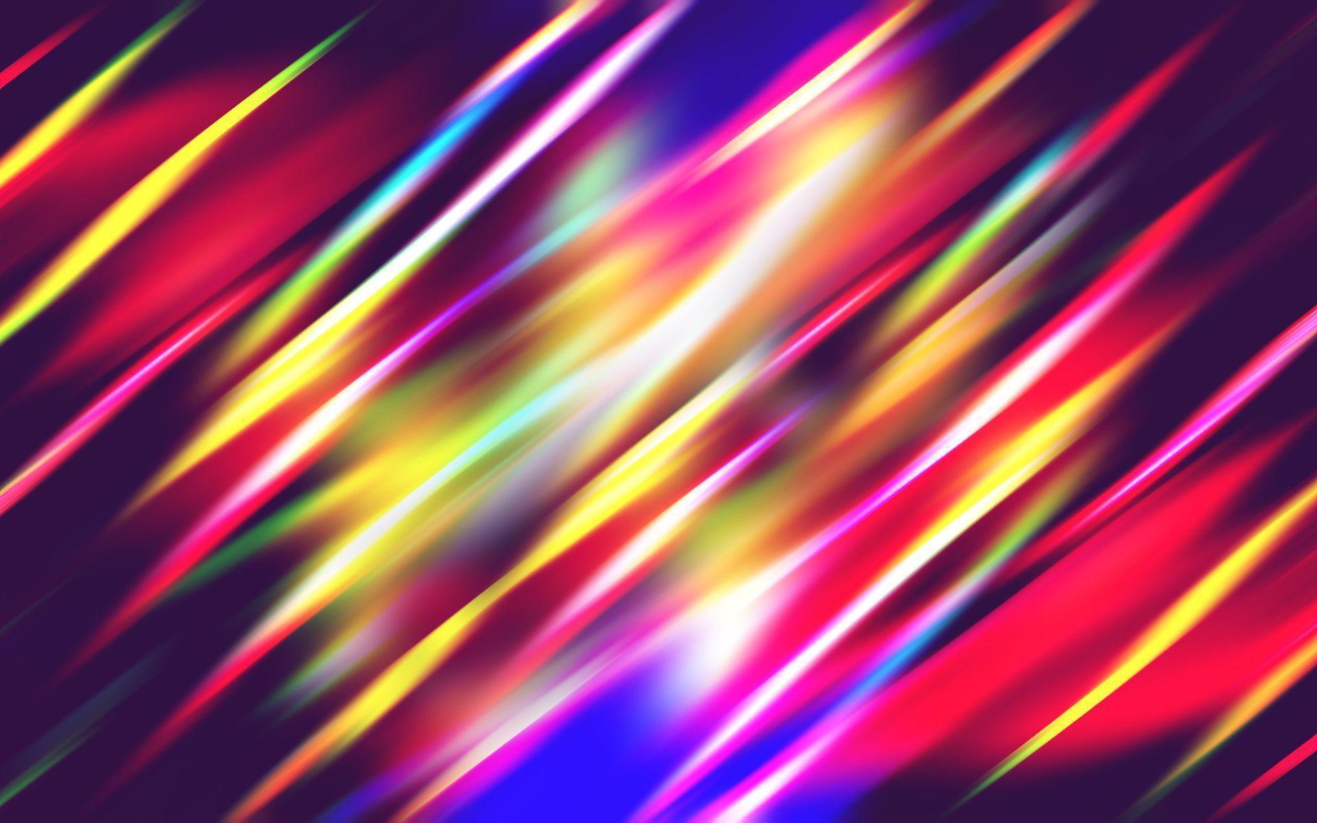 Unique Abstract Art Neon Colors Widescreen Wallpaper Free Desktop