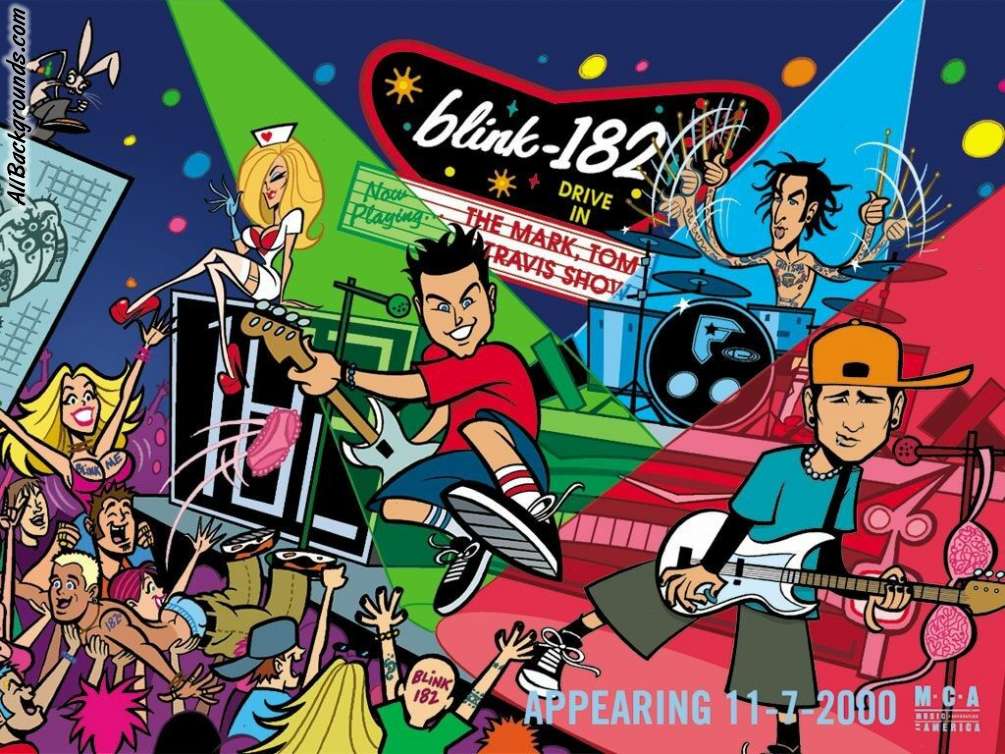 Blink 182 Background & Myspace Background