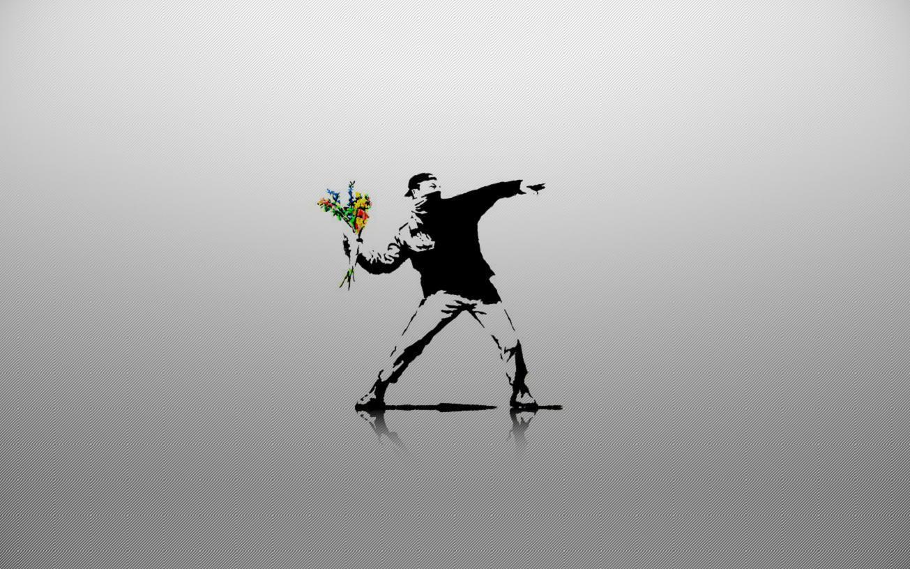 banksy Artistic Wallpaper Background