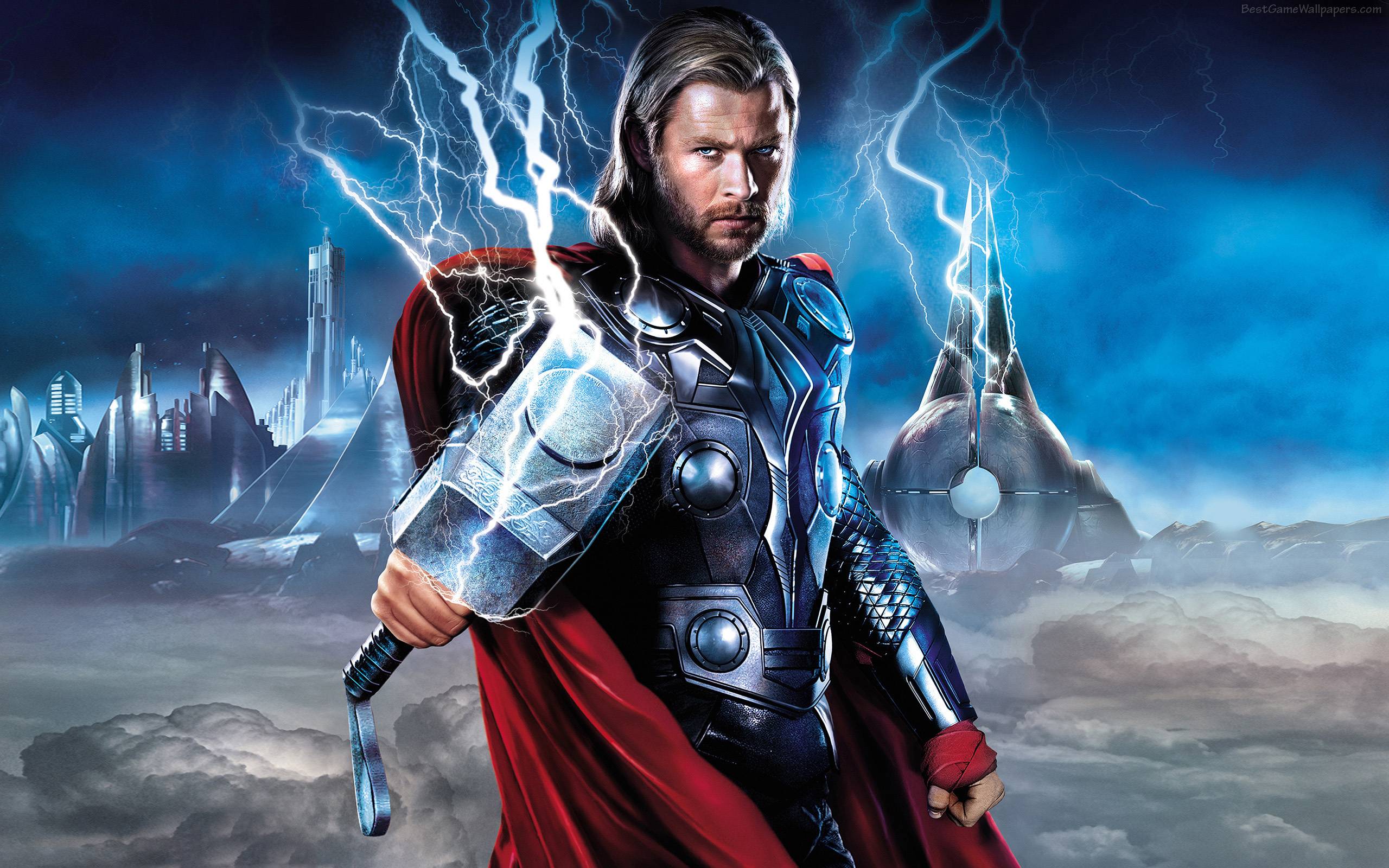 Thor Samuel L_ Jackson Nick Fury Chris Hemsworth The Avengers