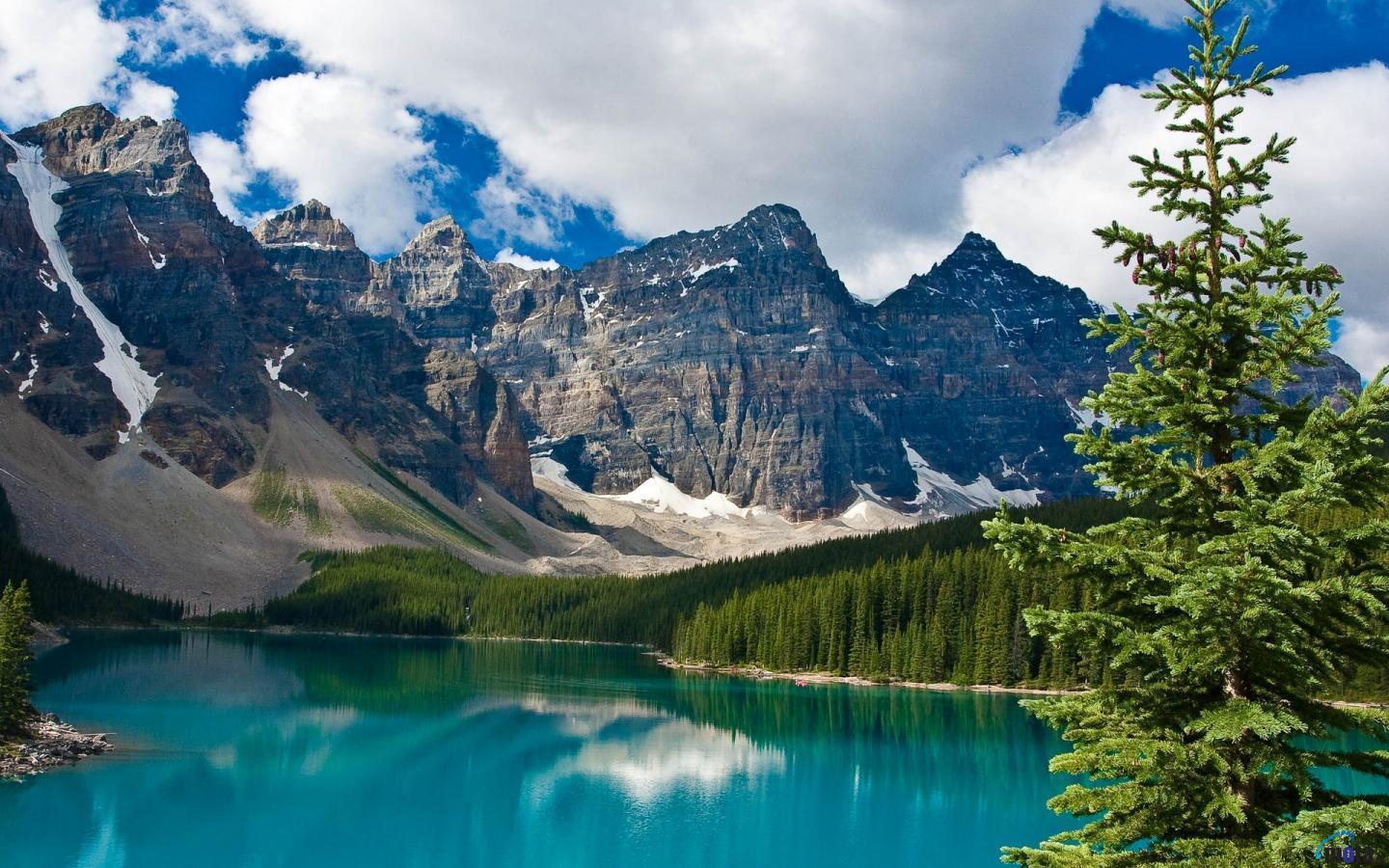 Wallpapers For > Rocky Mountain Lake Wallpapers