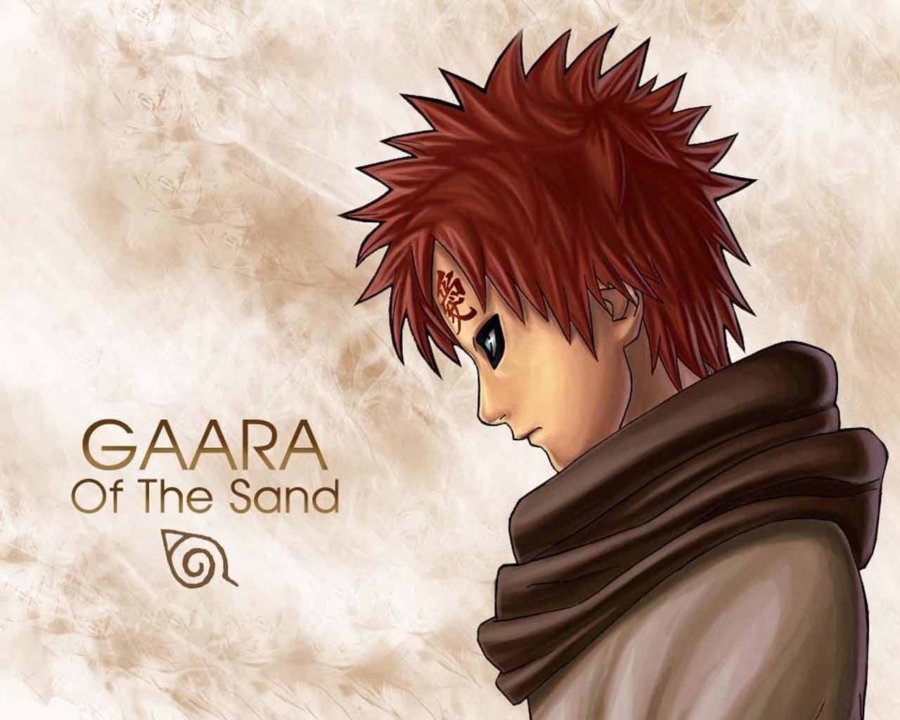 Download the Naruto anime wallpaper titled: Naruto Gaara