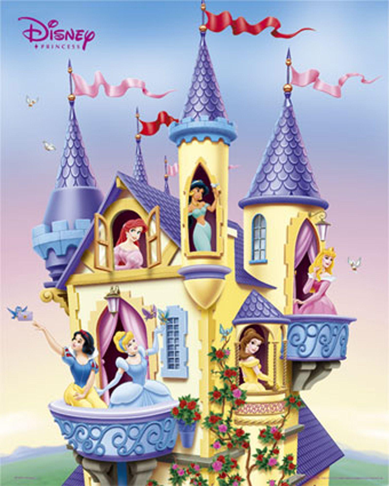 Princesses in Castle Princess Photo