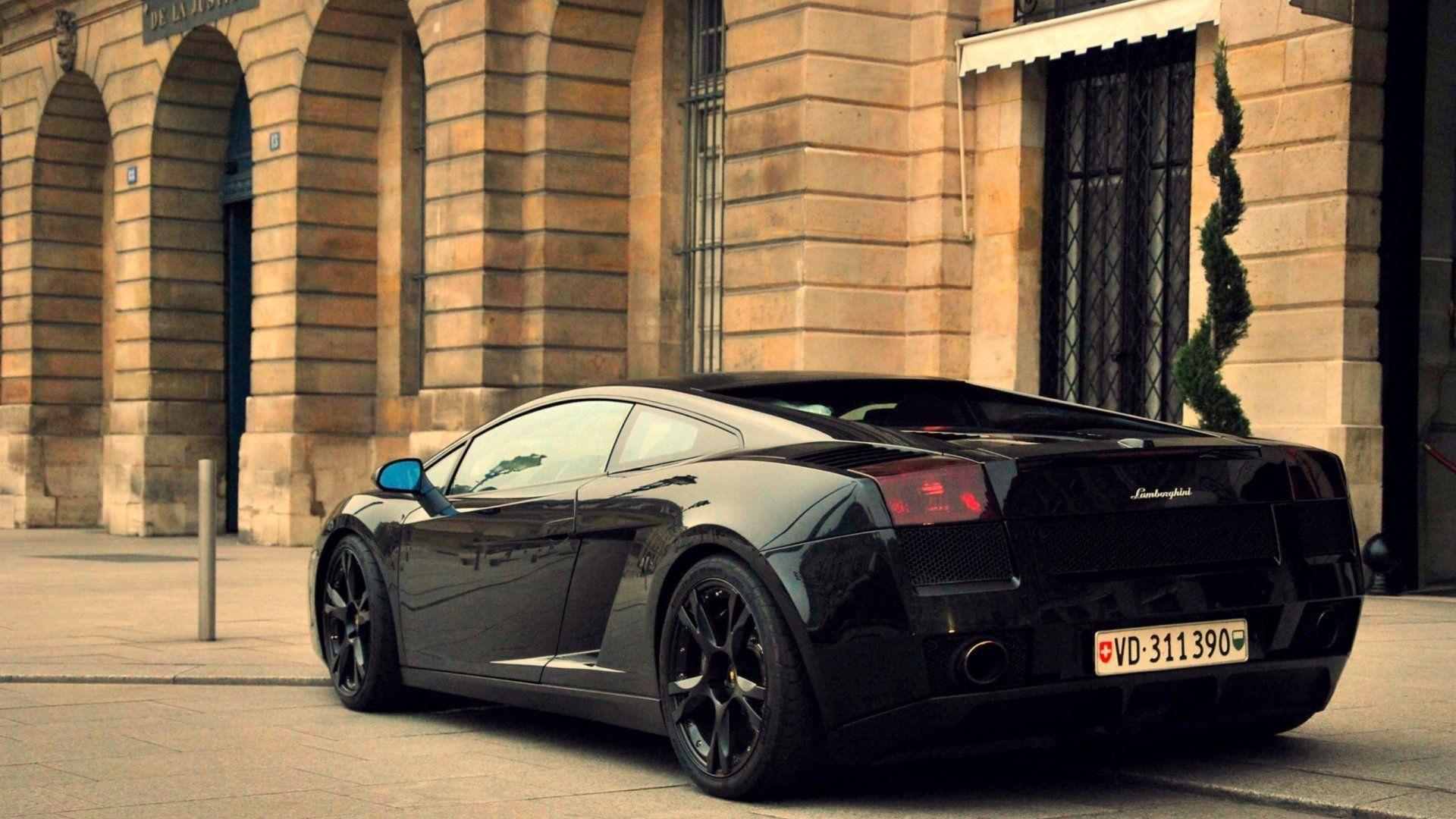 Lamborghini Gallardo Black. High Definition Wallpaper, High