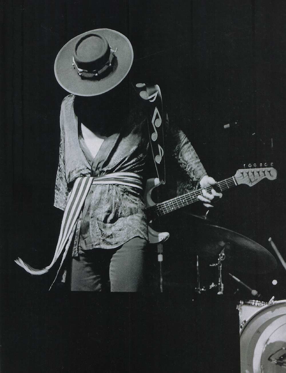 image For > Stevie Ray Vaughan Black And White