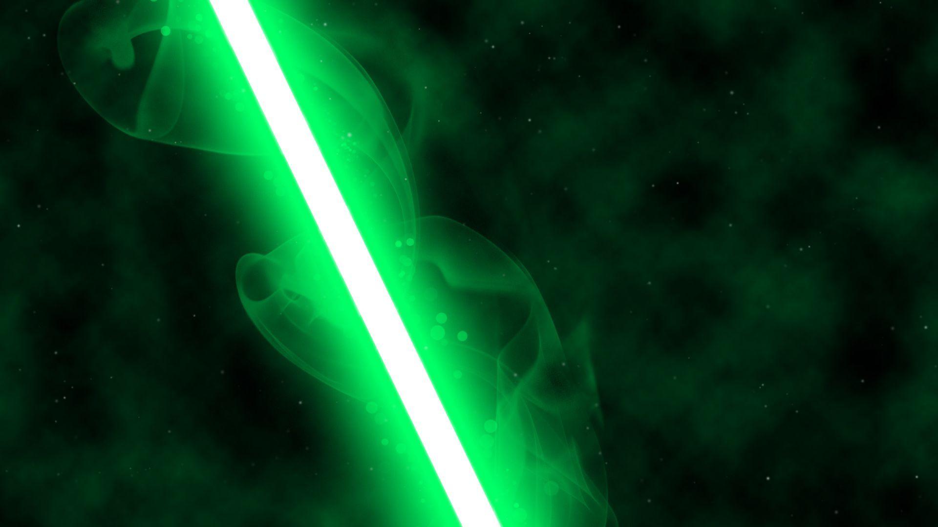 Green Lightsaber by nerfAvari