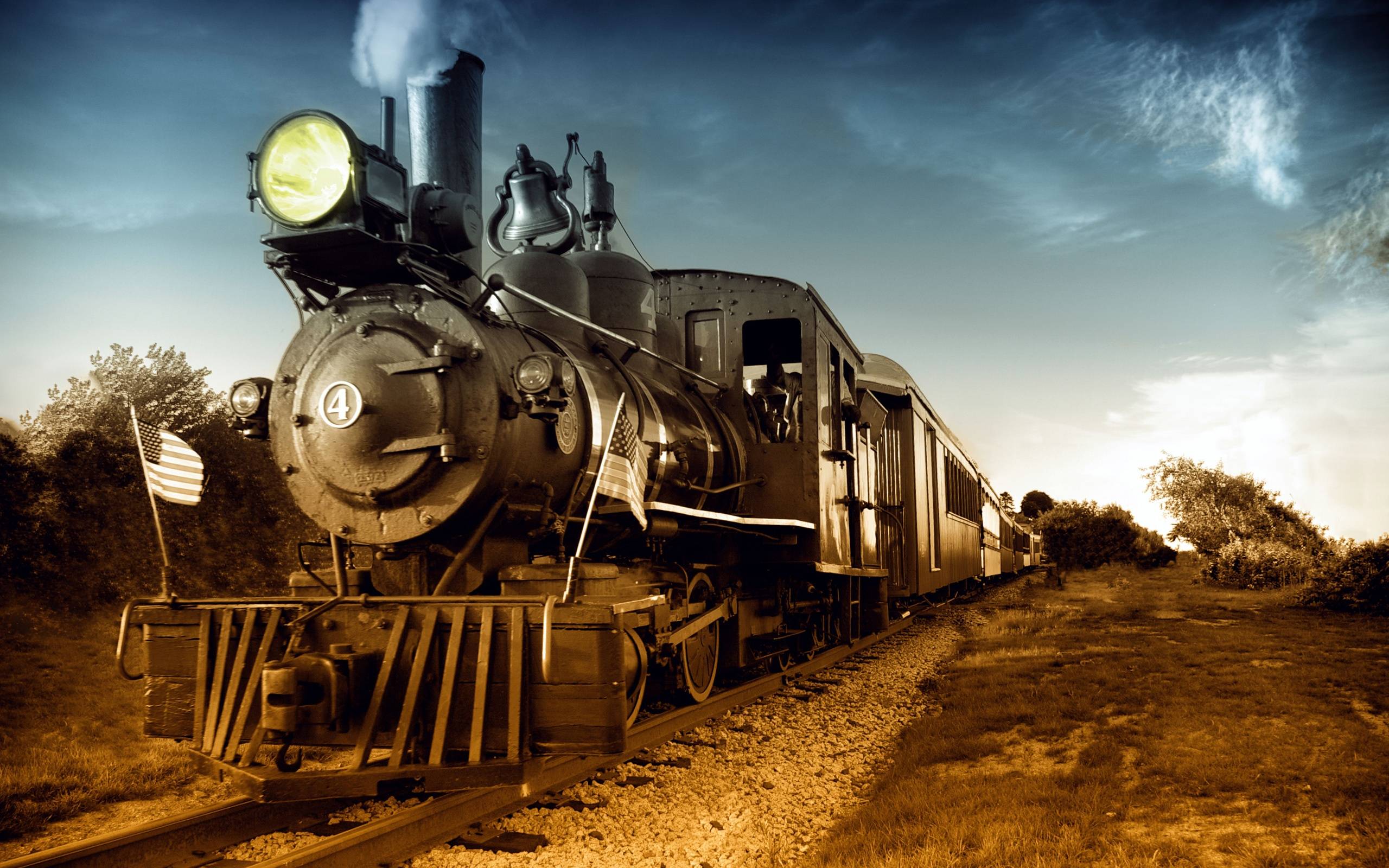 Nostalgic steam train Wallpaperx1600 resolution wallpaper