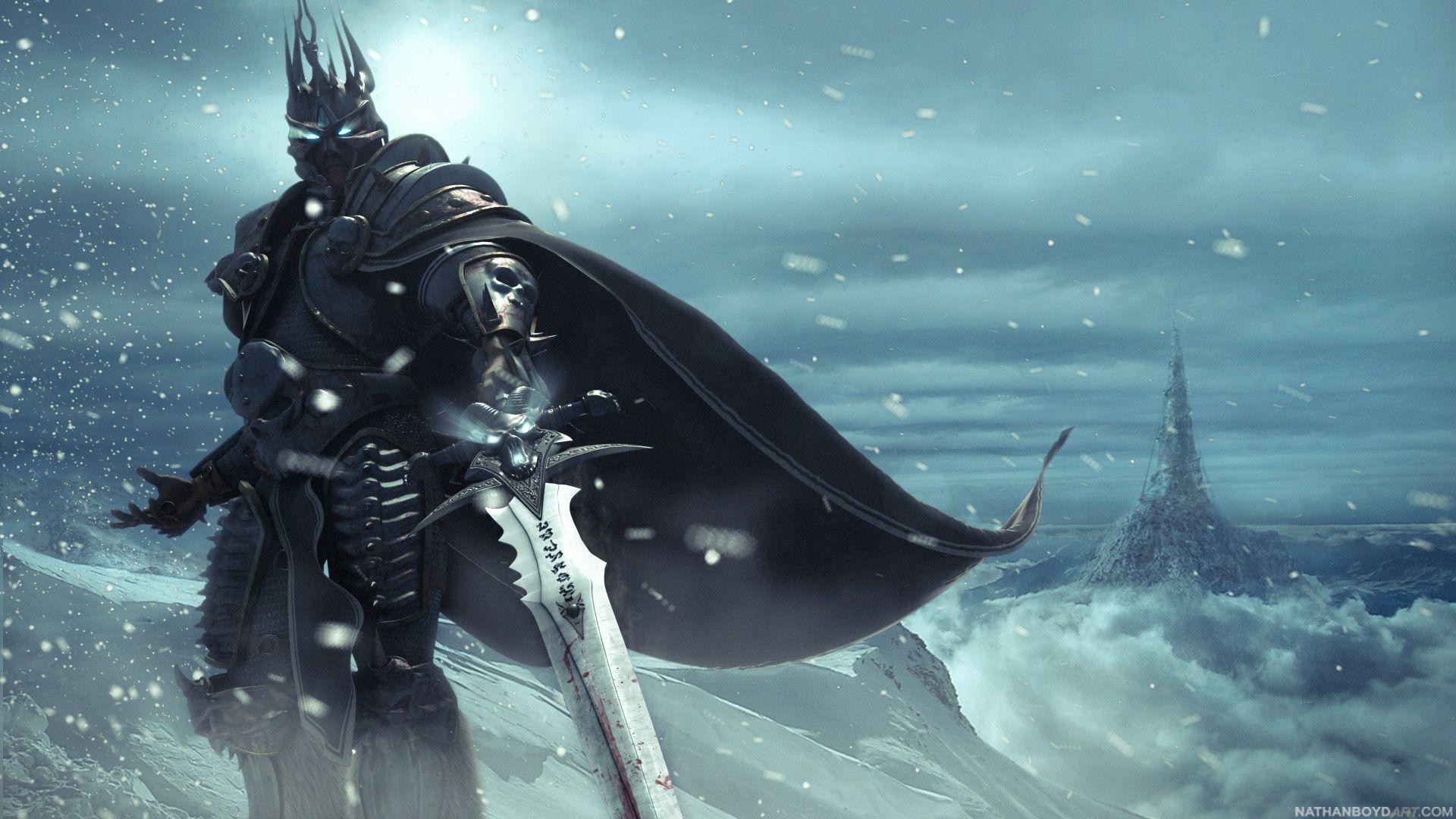 Arthas Menethil The Lich King Argentumd Mmerung Wallpaper