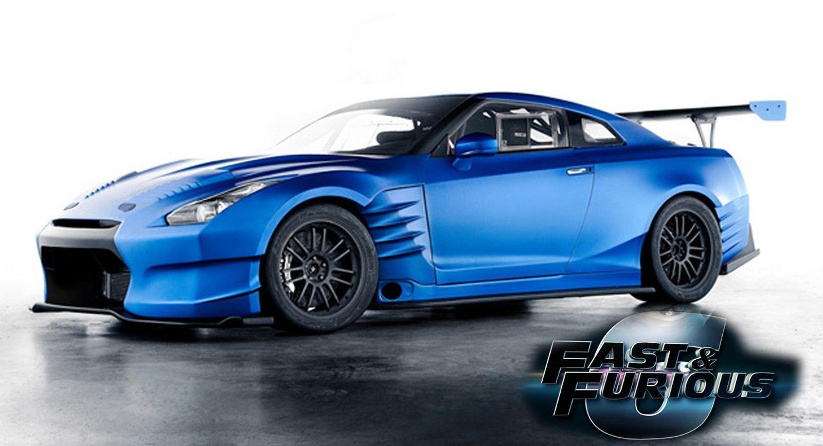 fast and furious 6 car in blue colors