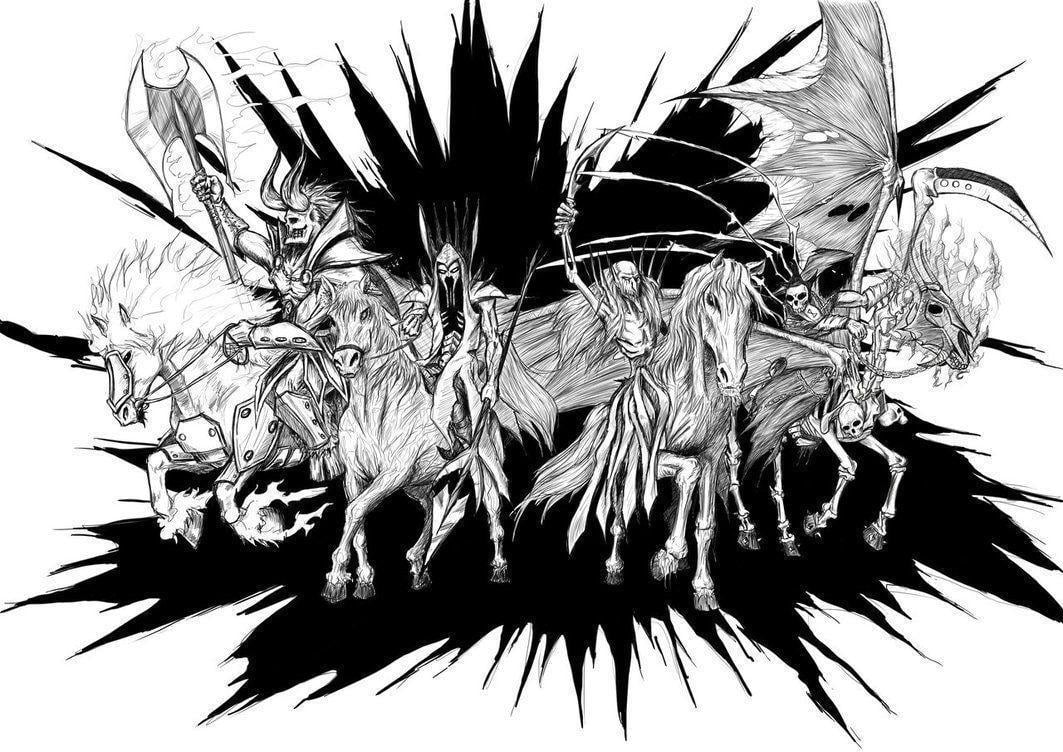 Four Horsemen of the Apocalypse by JoriV