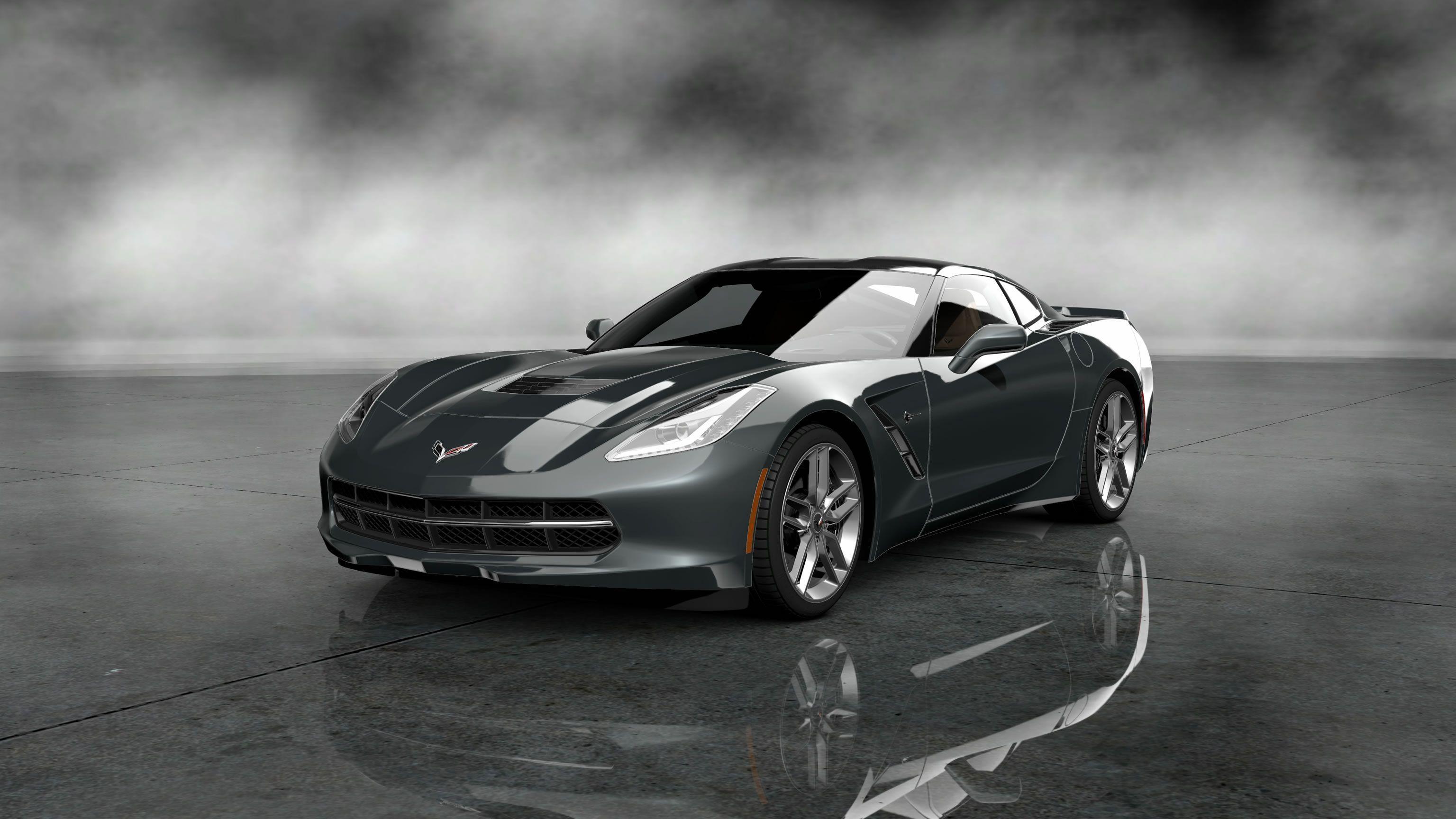 car, corvette, stingray, chevrolet, wallpaper, image