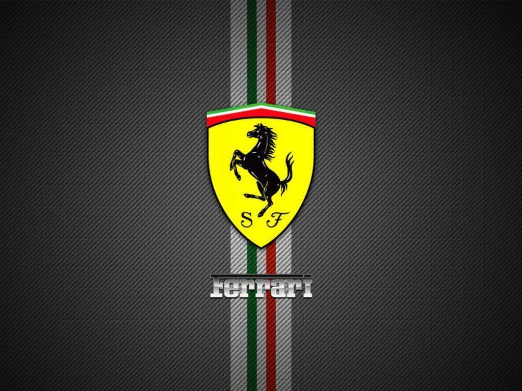 Wallpaper Ferrari Logo Black