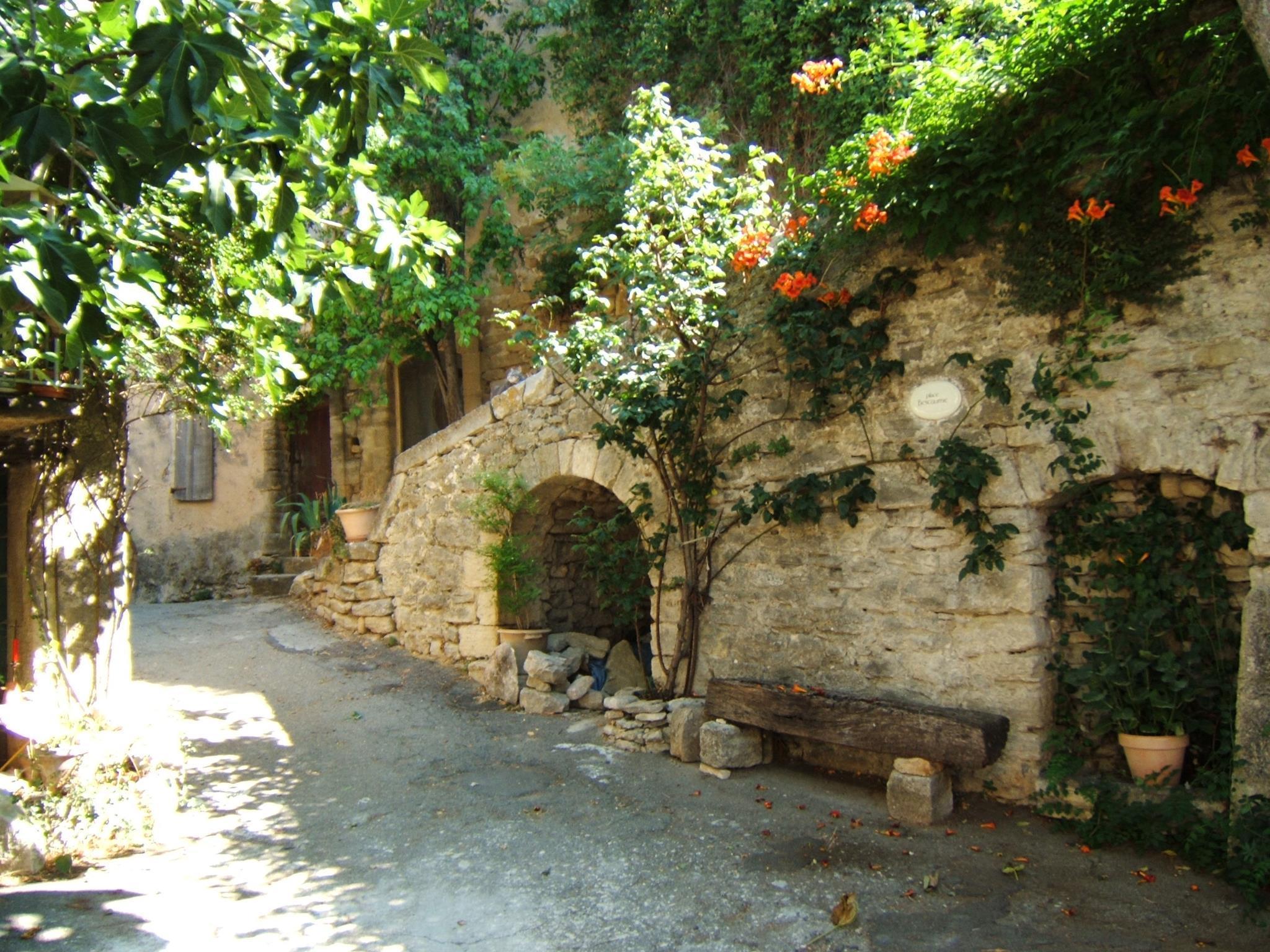 Old street in Provence, France wallpaper and image