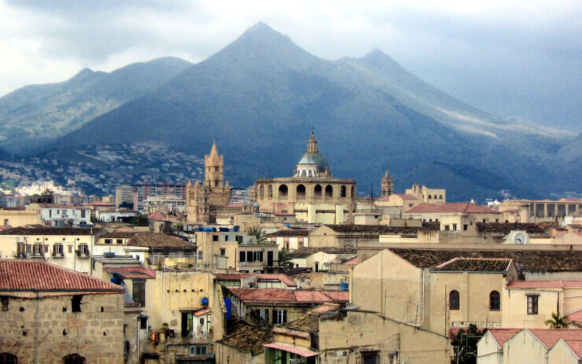 Italy Palermo Sicily Background Wallpaper