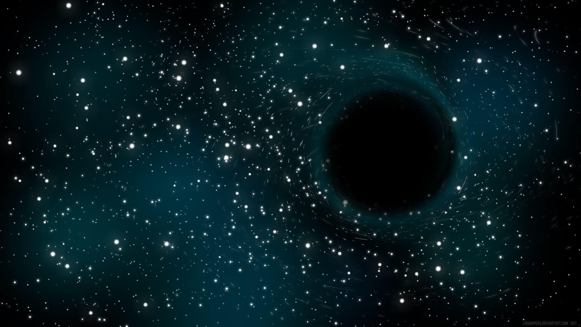 black hole space hd wallpaper