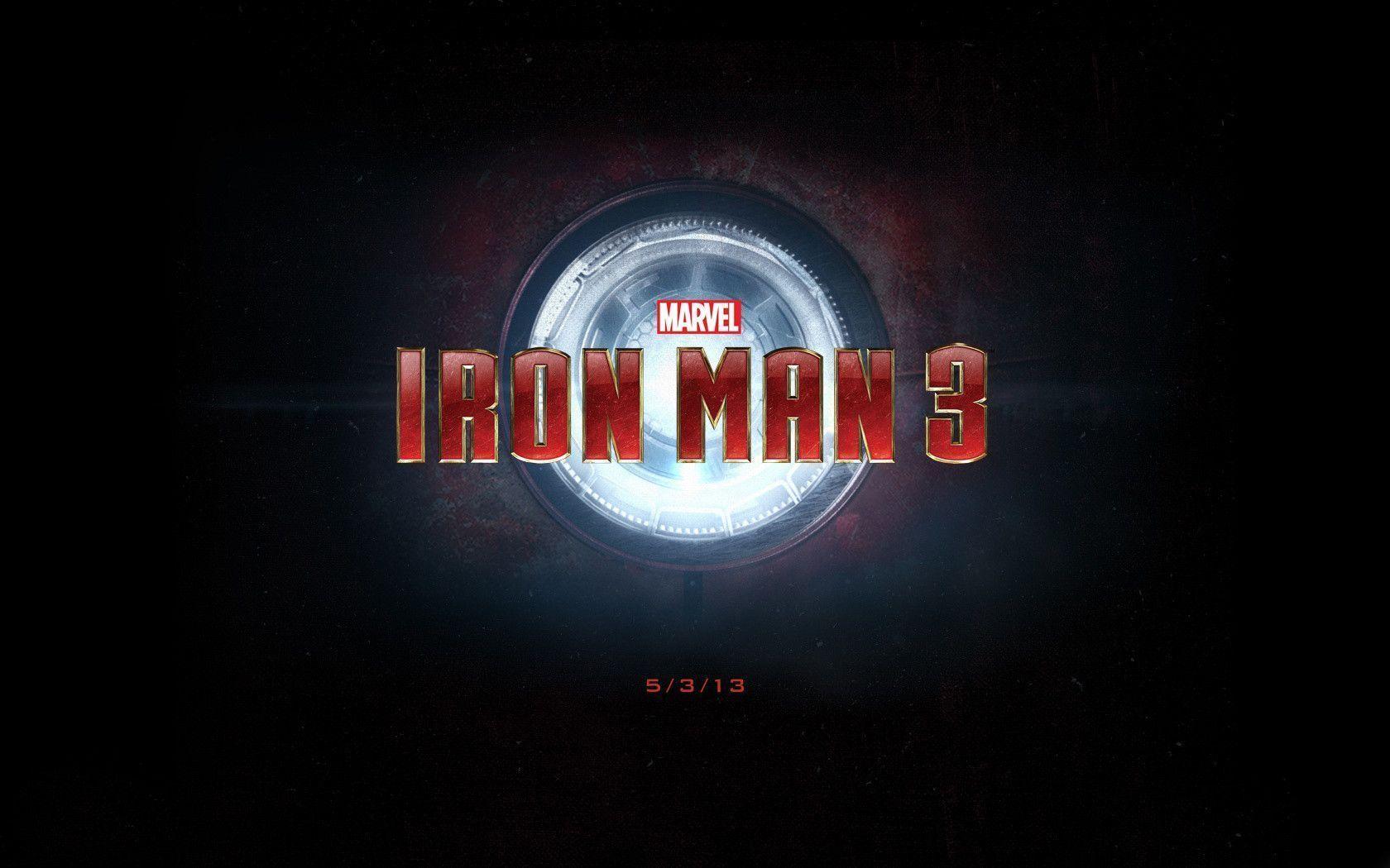 Iron Man 3 Logo Movie Wallpaper Wallpaper Collection