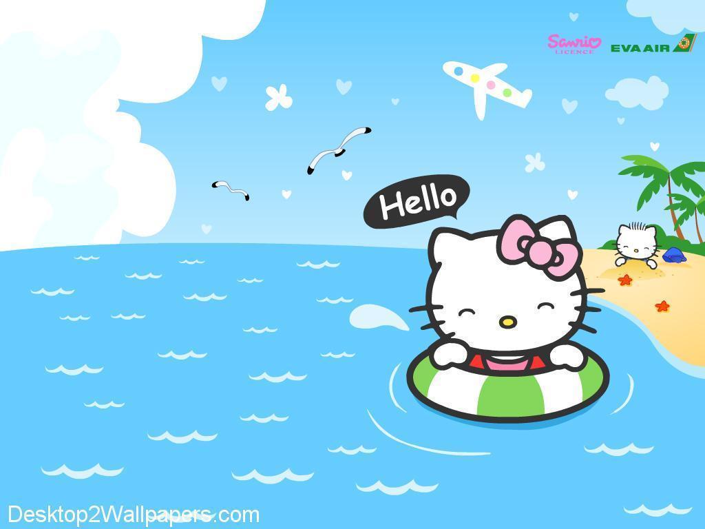 Pix For > Spring Hello Kitty Background