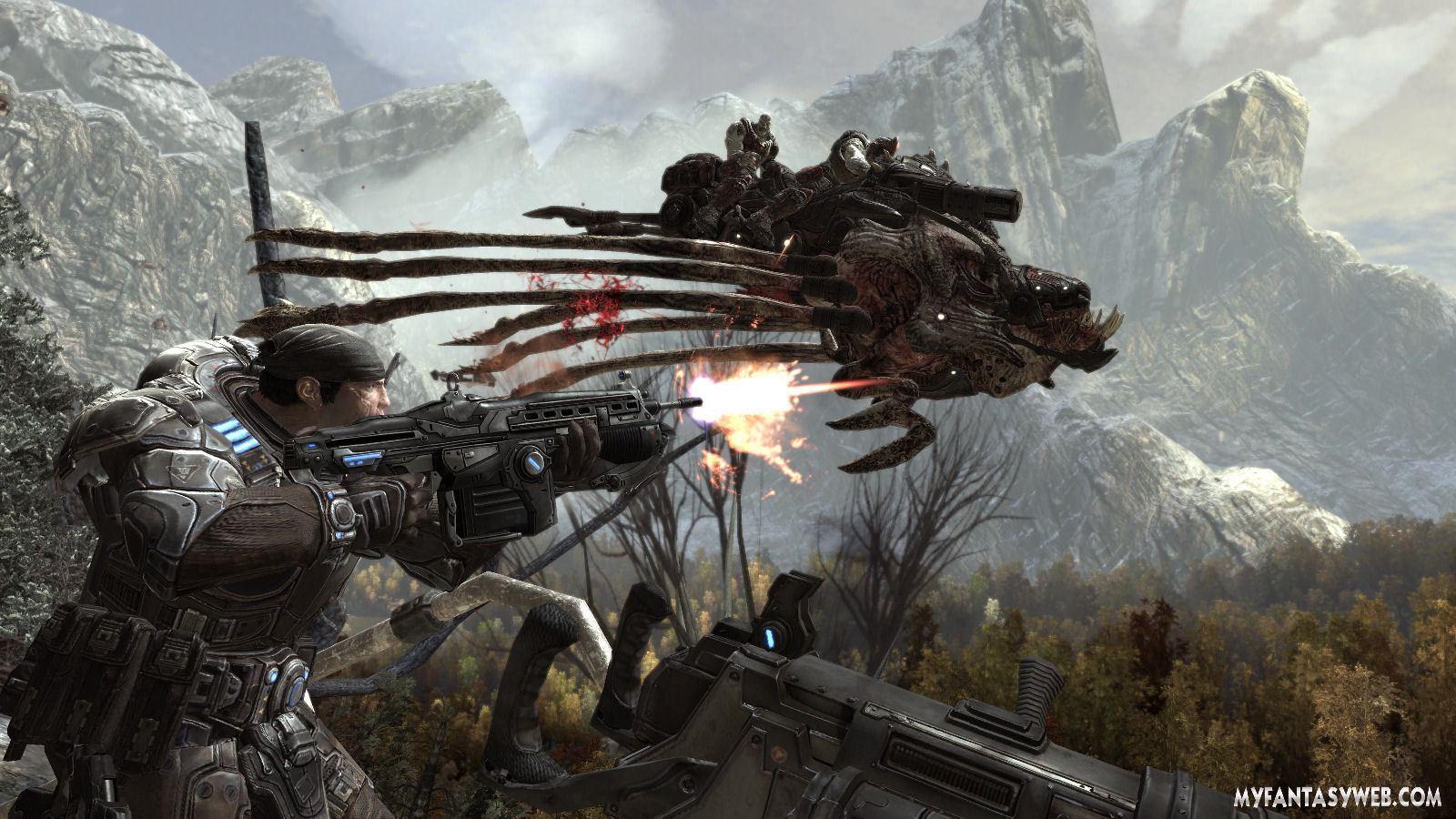 GEARS OF WAR 2 AND WALLPAPERS