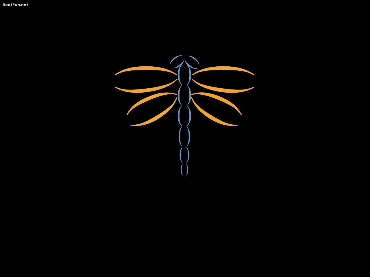 line dragonfly Wallpaper