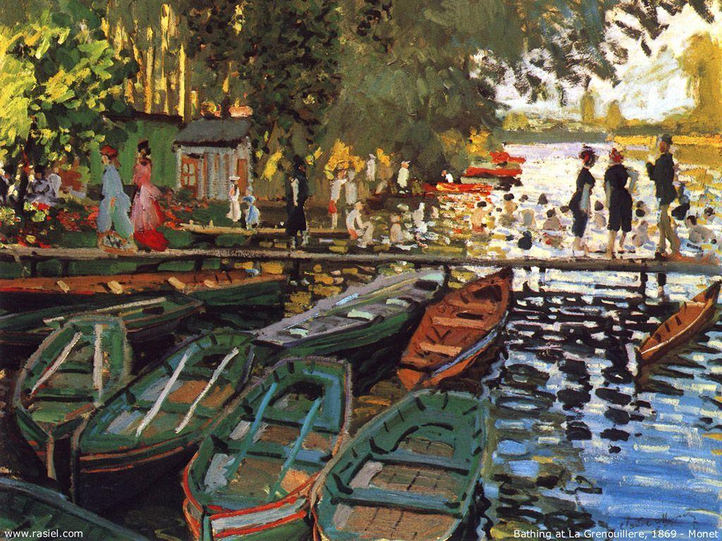 Fine Art Paintings Monet Wallpaper