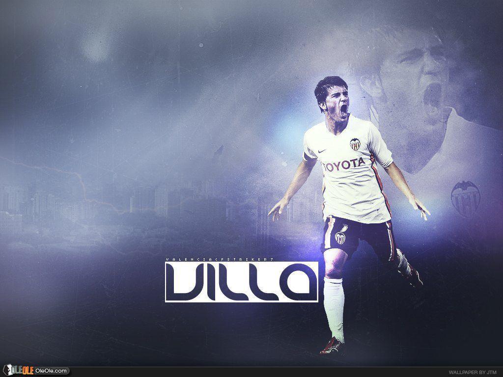 Download David Villa Villa David Wallpaper Valencia Football