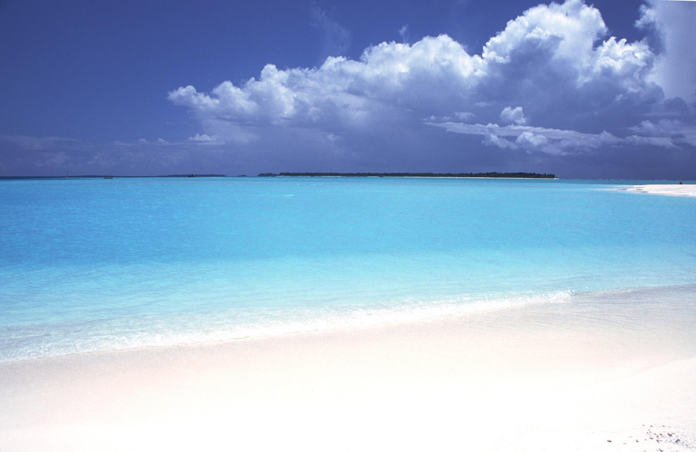 Maldives Beach Whitesand Free Download Wallpaper