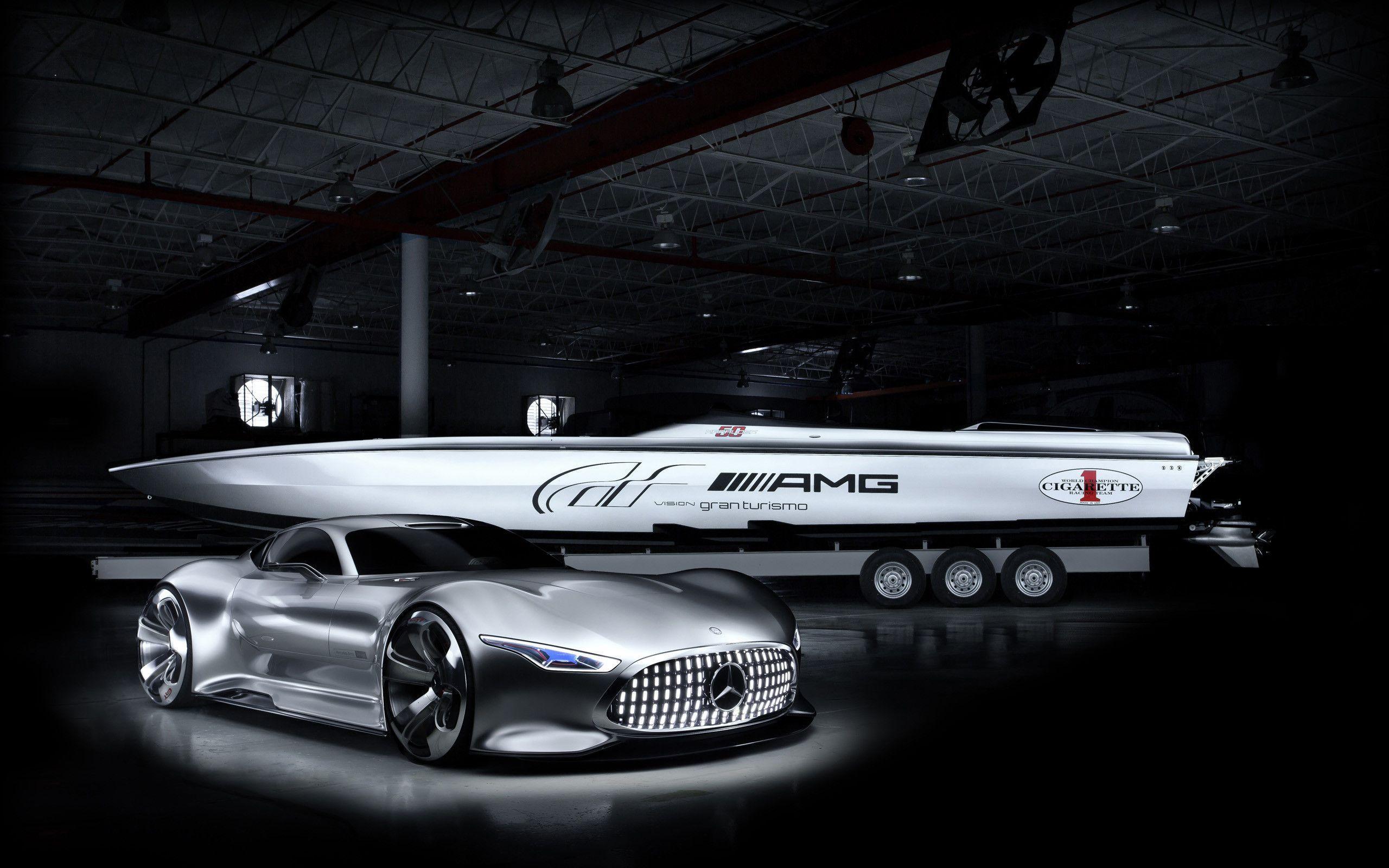 Mercedes Benz AMG Cigarette Racing Vision GT Concept Wallpapers