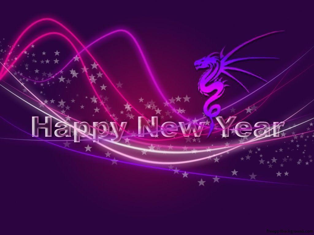 Happy New Year. Free PPT Background
